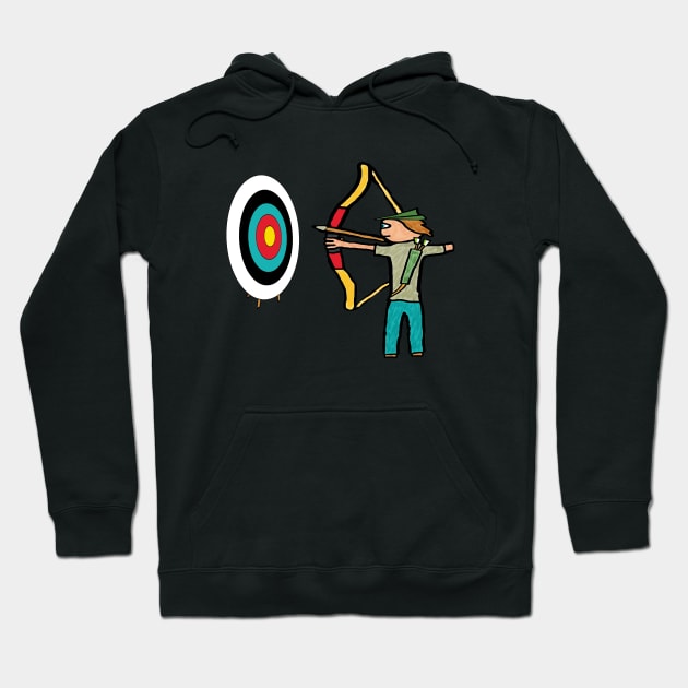 Archery Hoodie by Mark Ewbie